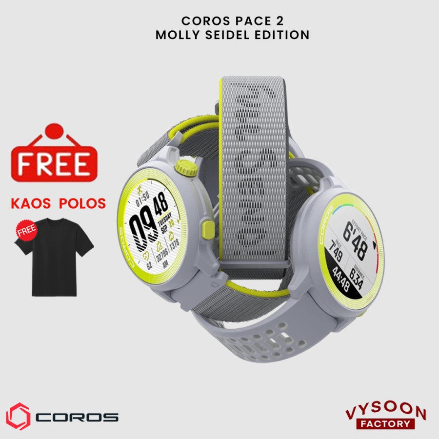 Coros Pace 2 Molly Seidal Series Limited Edition Garansi 2 Tahun