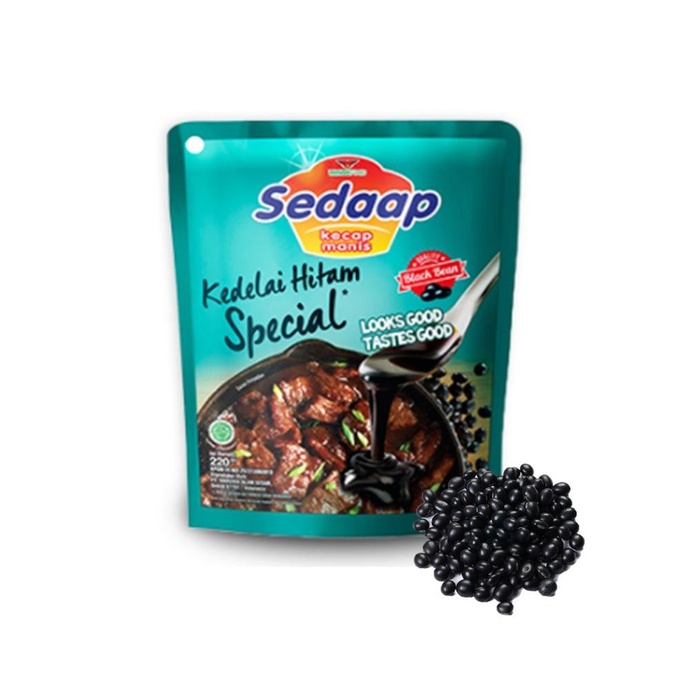 

レ Sedaap Kecap Kedelai Hitam Spesial Refill Pouch 220 ml ㆀ