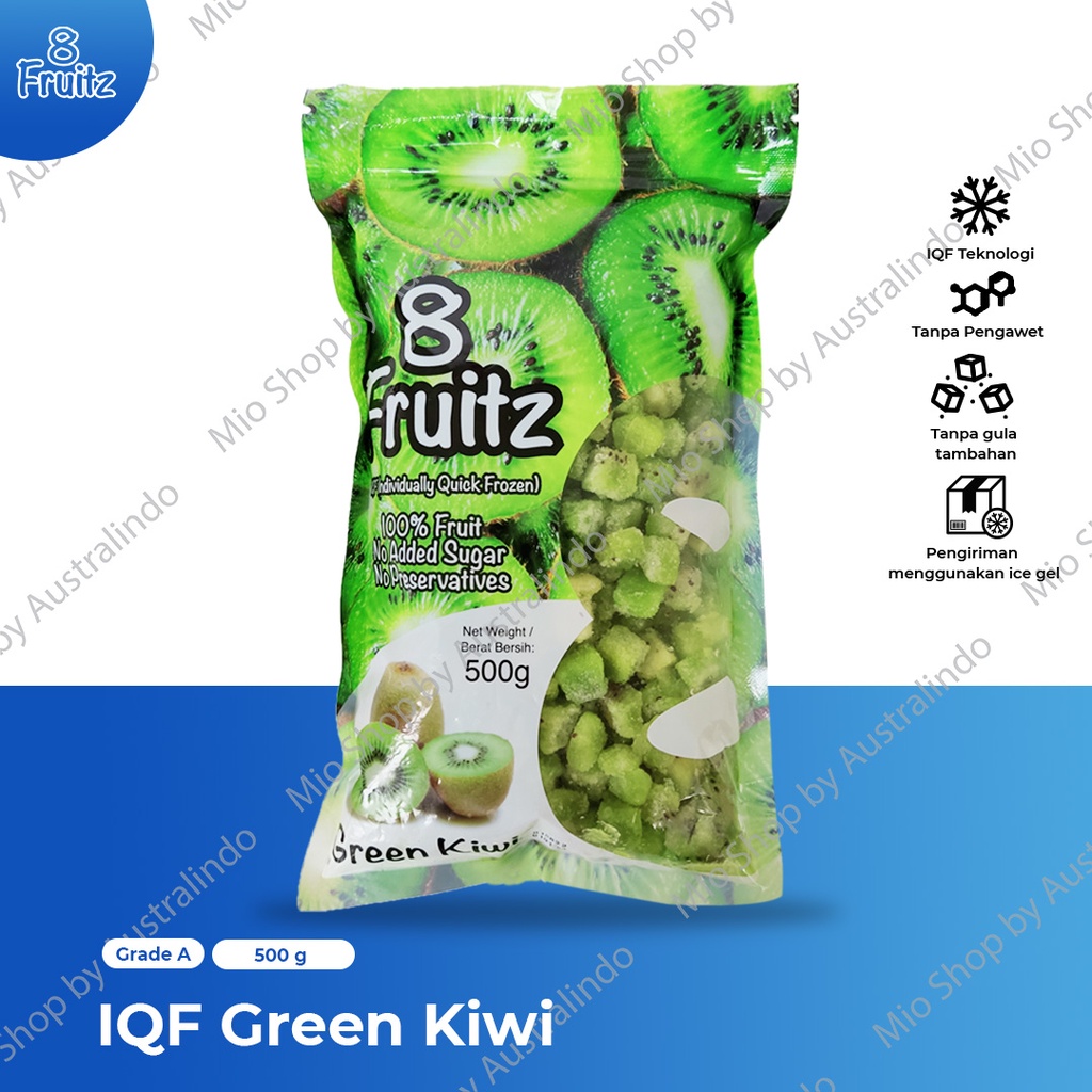 

8 Fruitz frozen kiwi (diced) beku 500 Gr