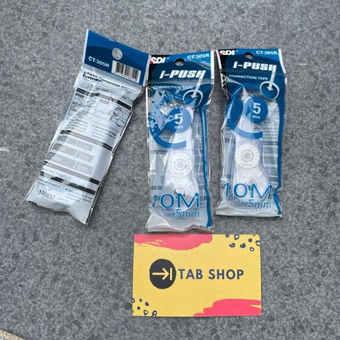 

SDI CT-305R Refill Correction Tape 5mm X 10M iPush