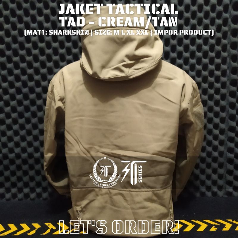 JACKET TAD TACTICAL IMPOR - CREAM / TAN / GURUN