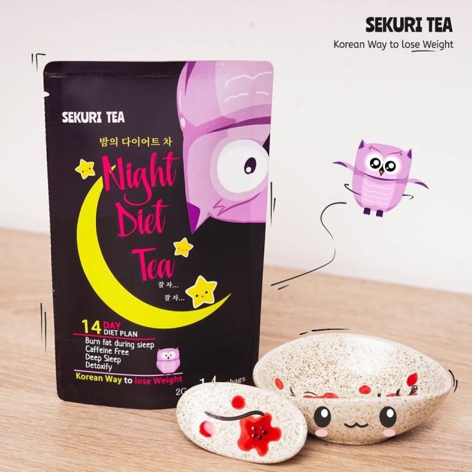 

[BISA COD] Sekuri Tea Korean / Tea Teatox Pelangsing Bunga Hijau Korea / Teh Diet
