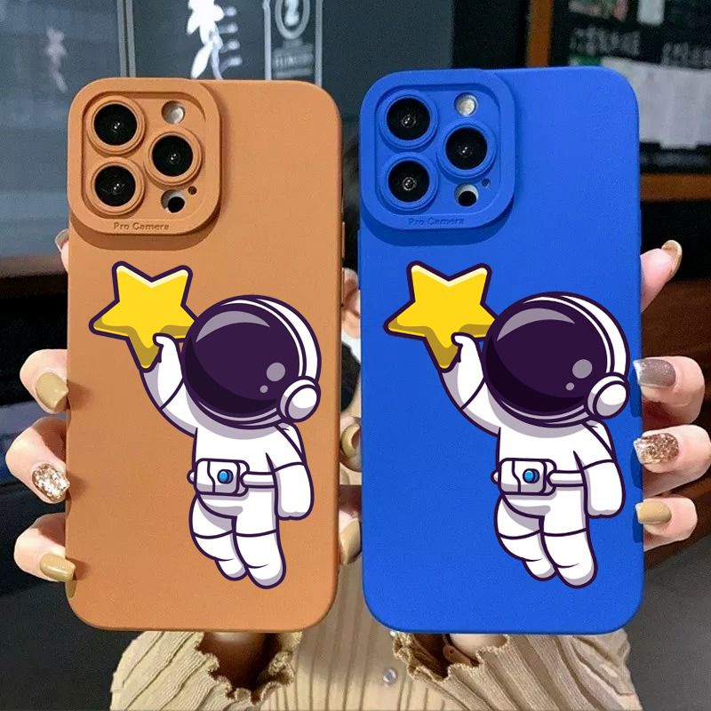 Softcase Motif Astronot CC33 for Samsung A02/M02 A02s/M02s A03 A03s Core A04 A04e A04s A10/M10 A11/M11 A10s A12 A13 A20/A30/M10s A20s A21s A22 5G A33 A52 A52s A53 A55 J2 J7 Prime Pro