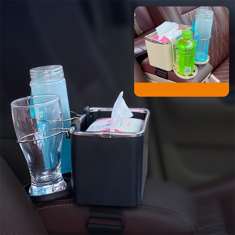 1pc Tempat Gelas Mobil Kotak Tissue Tempat Botol Air Mobil Tempat Minuman Aksesoris Mobil