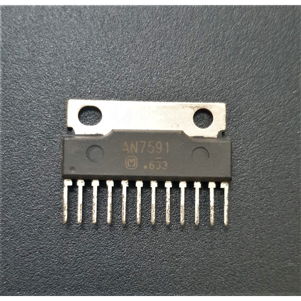 IC AN7591 AN 7591 Audio Amplifier Basic Audio Output SIP-12