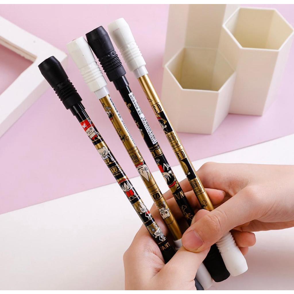 ps Pulpen Spinning NON LIGHT Original Anime Spinning Pen Light Balance Pen Oily Pen Fingers Flexible