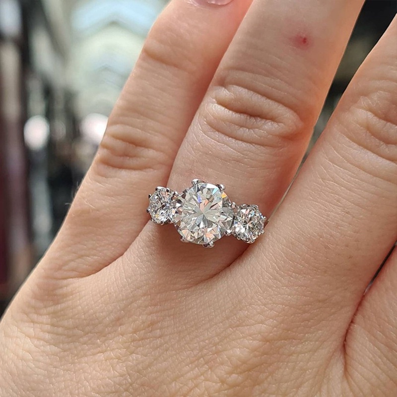 Fashion Dikontrak Desain Cincin Pernikahan Untuk Wanita Dengan Cubic Zirconia Kristal Pertunangan Rings Lover High Quality Jewelry