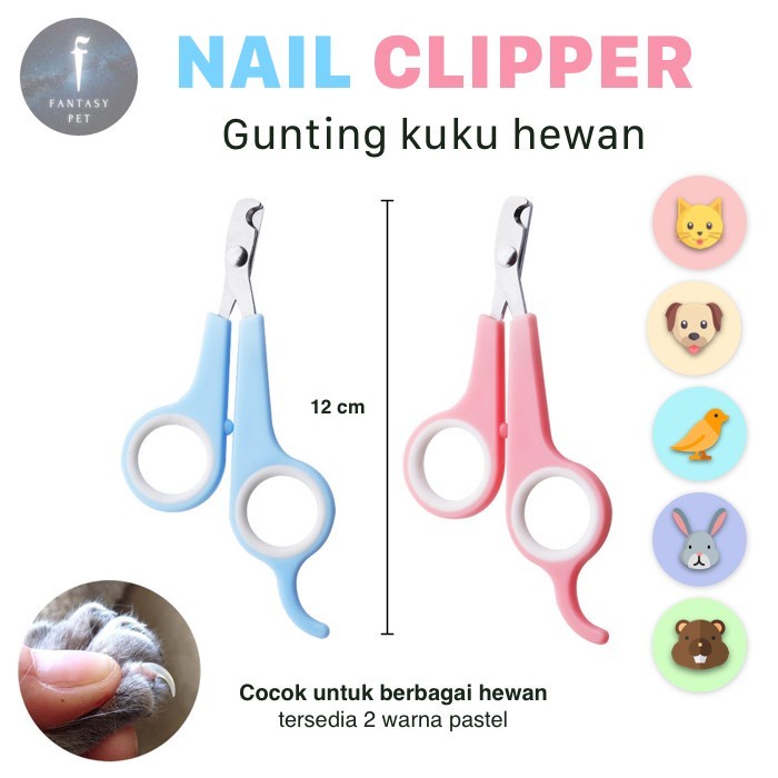 GUNTING KUKU HEWAN PET NAIL CLIPPER CANDY kucing anjing sugar glider