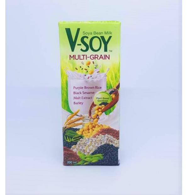 

(K-S4S-☎) KKV - V-Soy Multi Grain Soy Milk UHT 200ml top produk