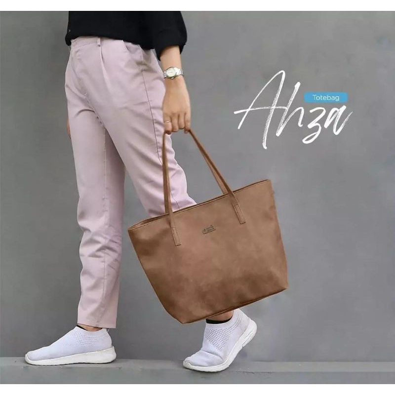 Totebag Ahza Brown Rumah Warna