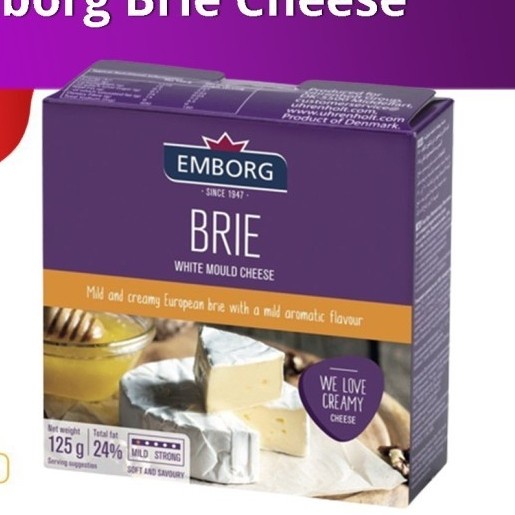 

Emborg Brie Cheese 125g