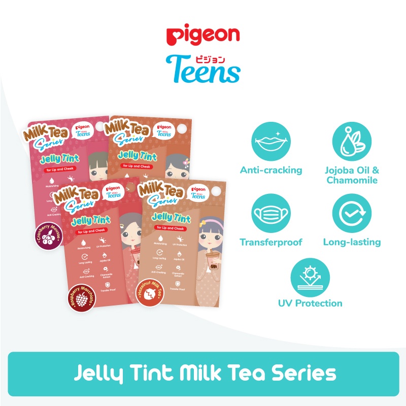 ❣️Rakkistore99❣️ Pigeon Jelly Tint Milk Tea Series