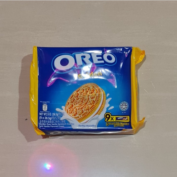 Jual Oreo Golden / Golden Oreo Vanilla Sandwich Cookies 9 X 28.5 Gram ...