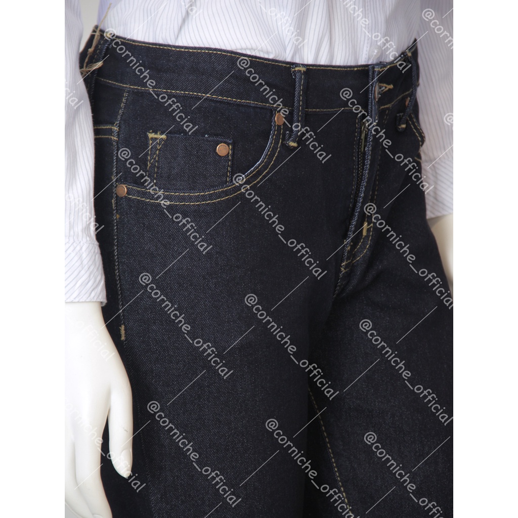 Corniche Denim Pants Blue Black - JB90084