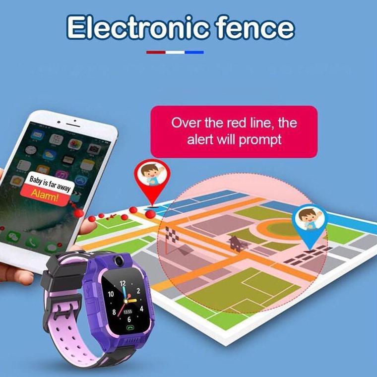 ㋿ Jam Tangan Imo Anak Anti Air Z5 / Z6 Gps Tracker Sos Termurah Memantau Lokasi Anak Imei Aktif LANG