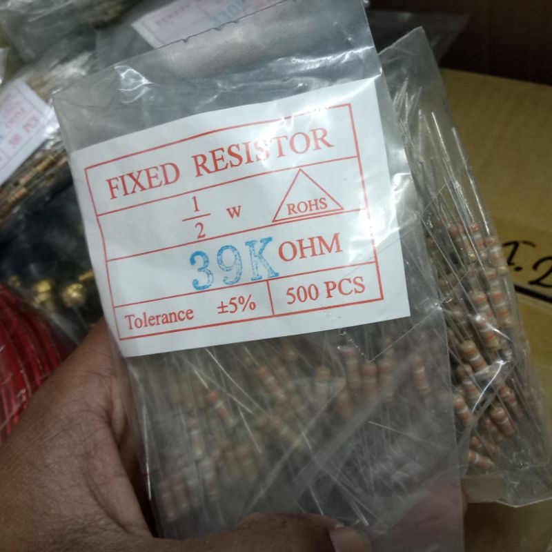 RESISTOR 1/2 WAT 39k 47k 1k 22k 1k2 2k2 2k7