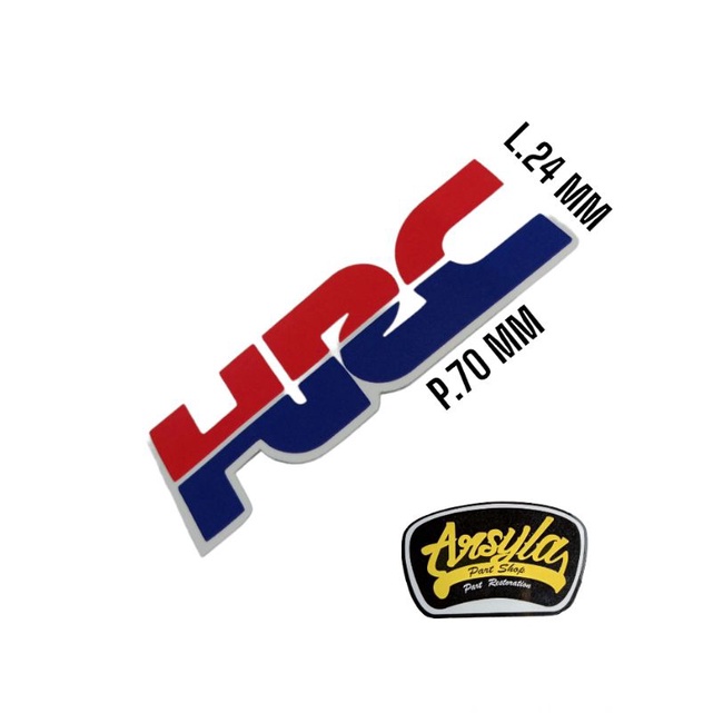sticker decak logo HRC honda NSR CRF CBR CB new PCX adv Vario Beat Scoopy spacy Genio cbr