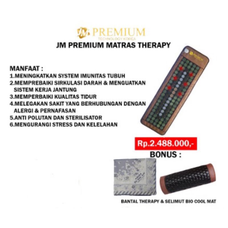 Matras Kesehatan JM Premium Jade Matt