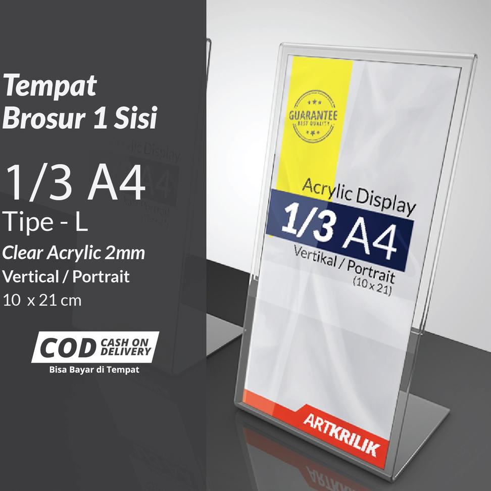 

[Y-M7M] ㊚] STAND QRIS CODE GOFOOD GOPAY | TEMPAT BROSUR UKURAN 10 x 21 cm Potrait L SATU SISI-super keren