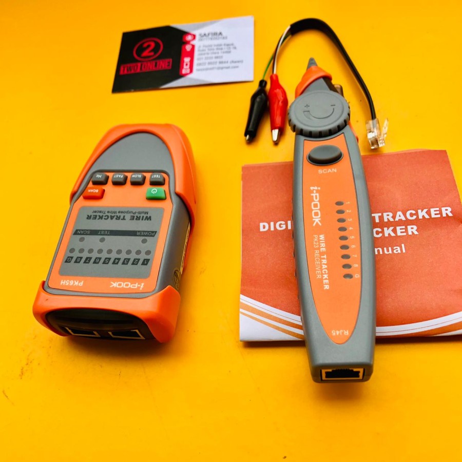 LAN TESTER I-POOK PK65H MULTI PURPOSE WIRE TRACKER / tone cheker