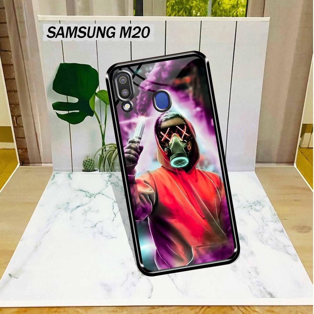 Case Hp Samsung M20 - Case Samsung M20 Terbaru Sukses Case - Case Kaca M20 - Soft Case Samsung M20 - Sofkes Hp - Sarung Hp - Samsung M20 - Case Keren - Case Mewah - Case Kilau - Hard Case Samsung - [ SM-24 ] -