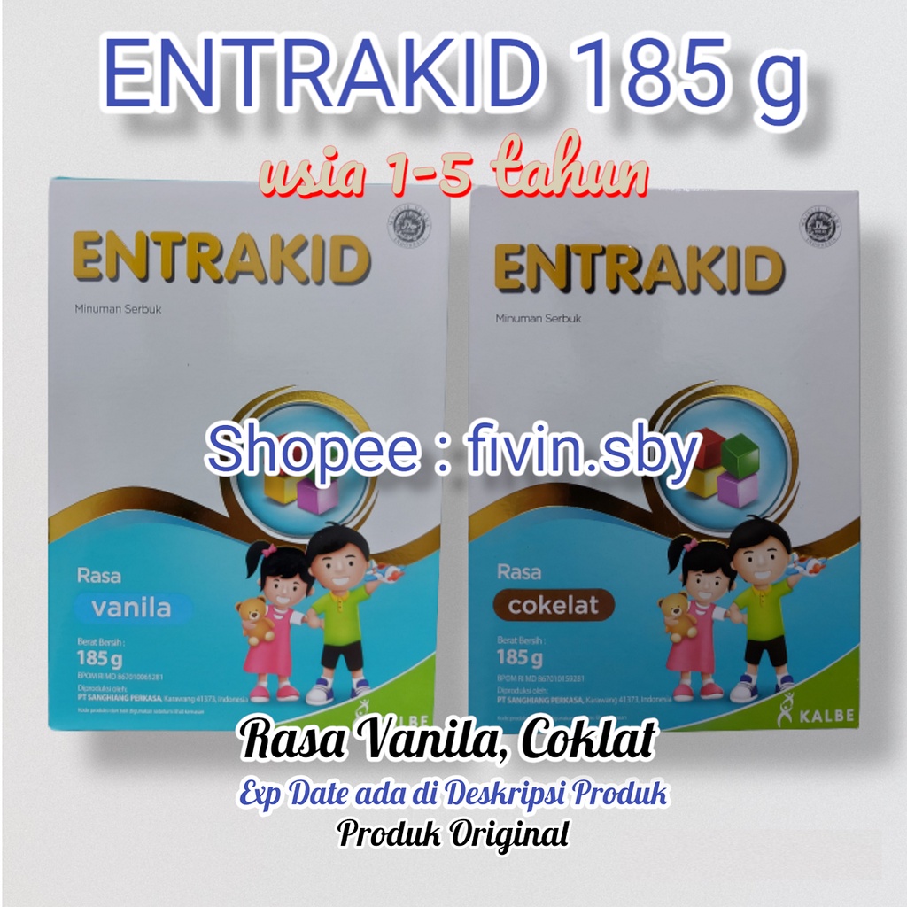 

Lezatoz_Genz Entrakid Vanila / Cokelat 185 G (Untuk Anak Usia 1-5 Tahun)