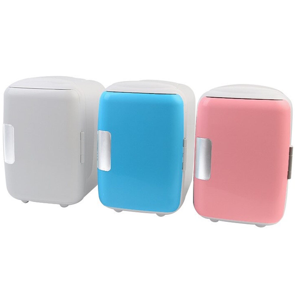 Kulkas Mini Skincare / Mobil - Cooler And Warmer / Kulkas Mini Portable Cool Hot Refrigrator 4L Front Door Mobil / Rumah Praktis K4L Random