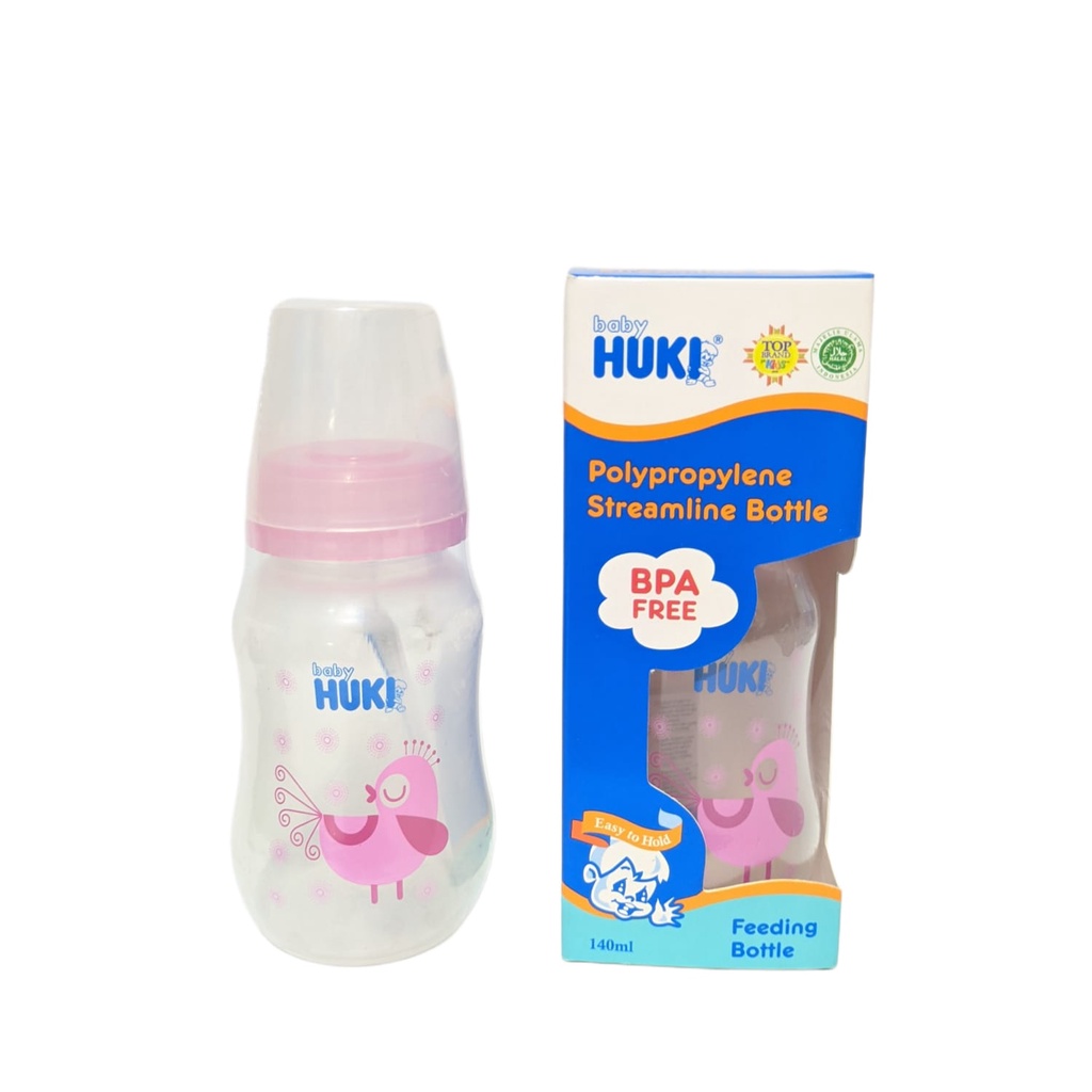 Huki Botol PP Streamline 140 ml l Botol Susu