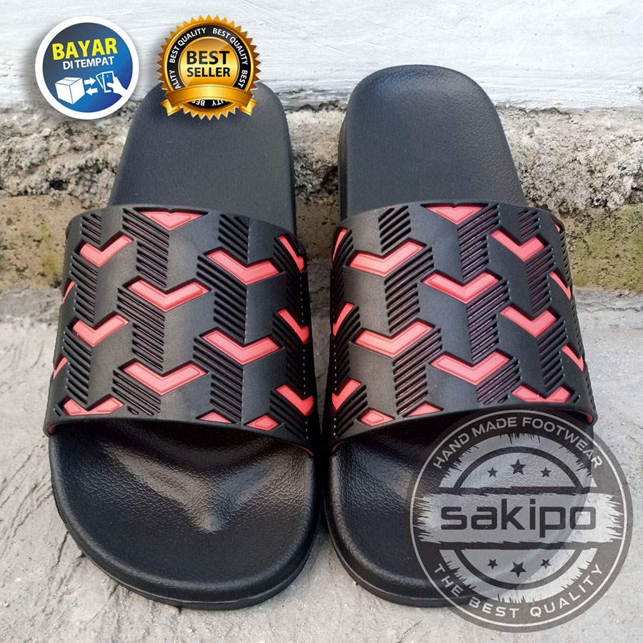 PROMO 12.12 BIRTHDAY SALE !! SANDAL DISTRO PRIA DEWASA SLOP TERBARU TRENDI NYAMAN DIPAKAI / SANDAL KARET PILON RINGAN TAHAN AIR  UNTUK KAMAR MANDI / SAKIPO