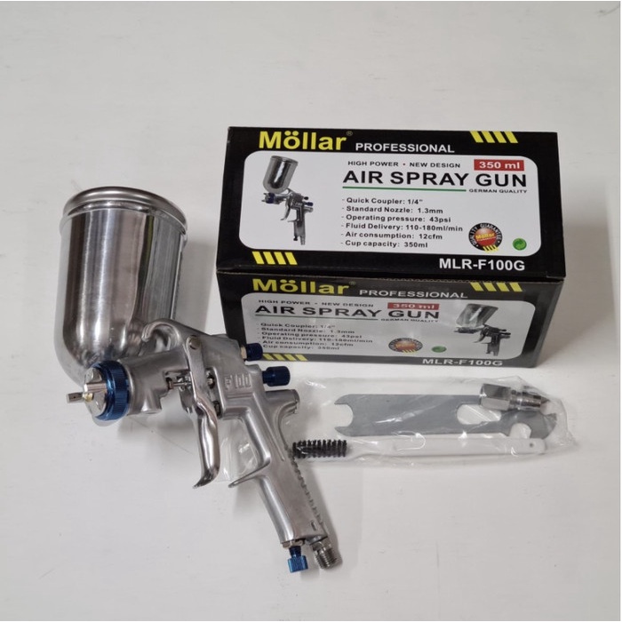 Spray Spray Gun F100 Tabung Atas 350Mm Merk Mollar