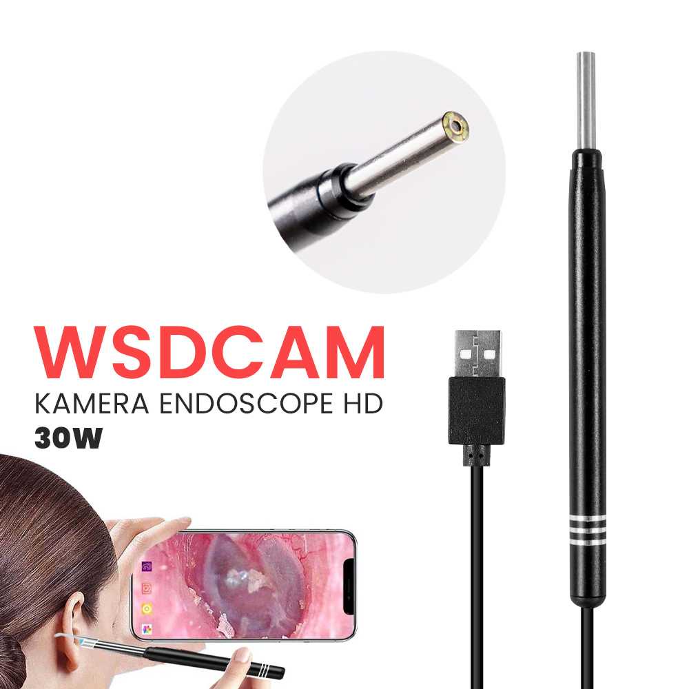 WSDCAM Kamera Endoscope HD USB Medical Earpick 30W 3.9mm - JC40 ( Mughnii )