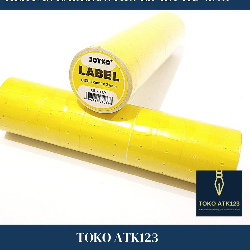 

♚♚ Kertas Label Harga Joyko LB - 1LY Kuning (1 Baris / 10 Roll)