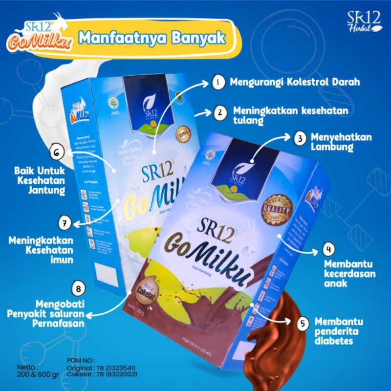 

GOMILKU SR12 susu untuk kesehatan keluarga