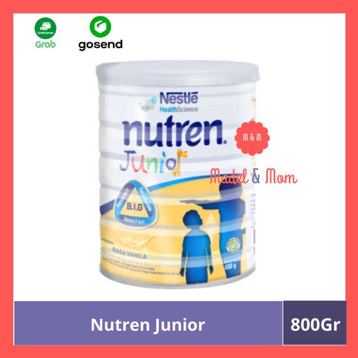 

(BISA COD ) Nutren Junior 800 Gr Gojek Grab Only - Susu Saja