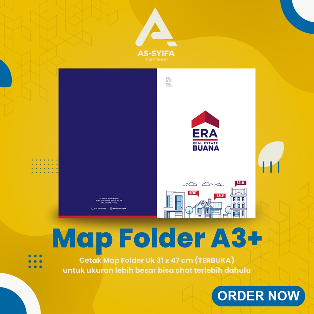 

Map Folder Cetak Art Karton 260gr Custom A3 (23 x 31)