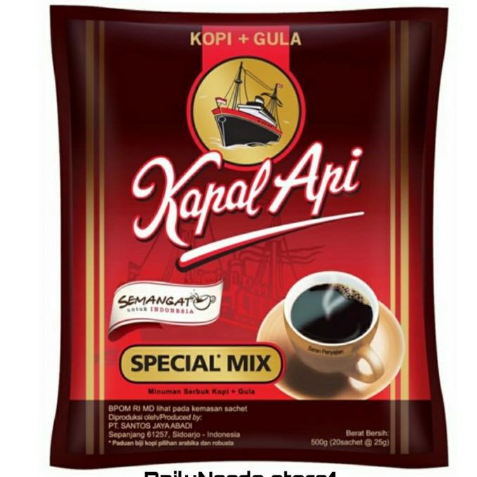 

[BISA COD] Kopi Kapal Api Special Mix 1 Renceng 24g ( isi 10 pieces)