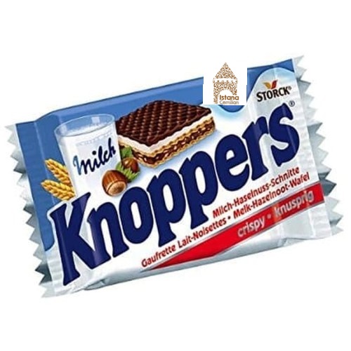 Storck Knoppers Crispy Chocolate Wafer | Cokelat Milk Susu