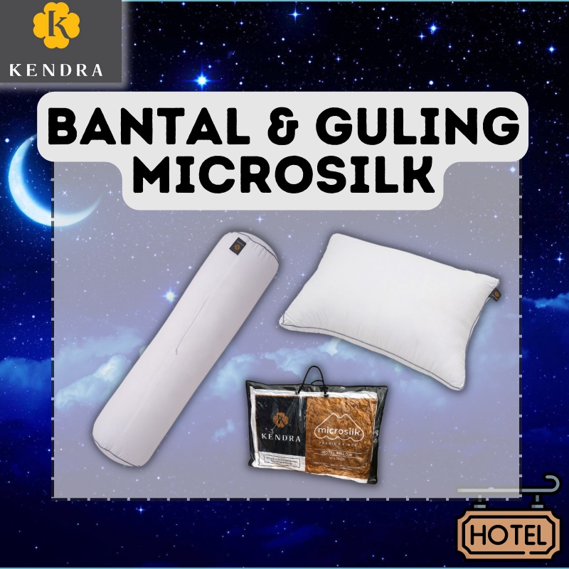 Bantal / Guling Tidur Hotel Bahan Microsilk Merk Kendra