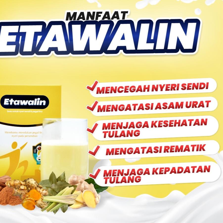 

SJ☘ PAKET 3 BOX ETAWALIN - Paket Sembuh Radang Sendi Nyeri Tulang Cegah Osteoporosis Osteoartritis Pengeroposan Tulang Susu Kambing Etawa Kesehatan Susu Bubuk Murni Terbaik Asli Original Halal MUI BPOM