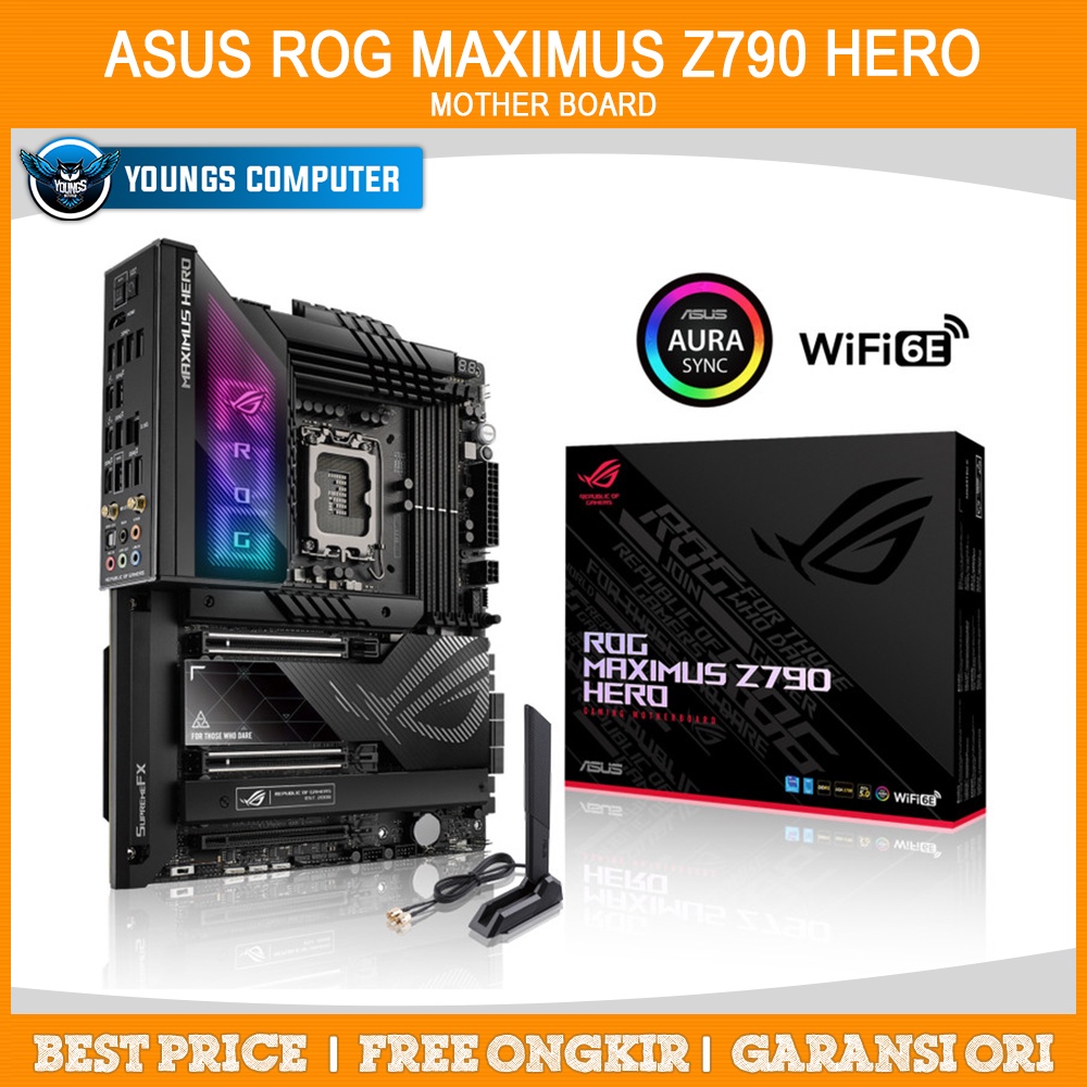 ASUS ROG MAXIMUS Z790 HERO DDR5 WIFI | Motherboard Intel LGA1700 ATX