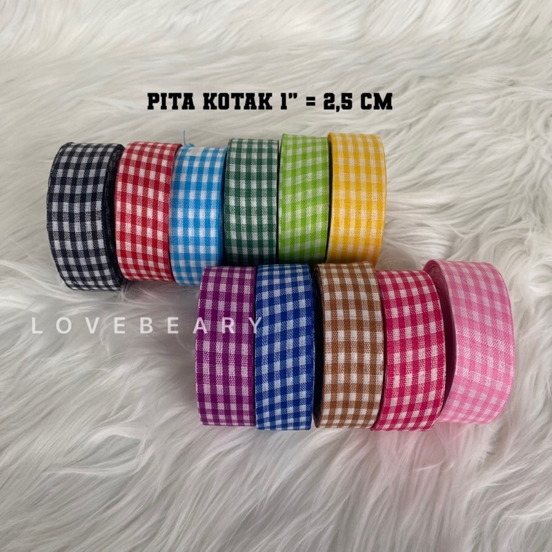 PITA KOTAK 1” / 2,5 CM PANJANG 20-25 YARD