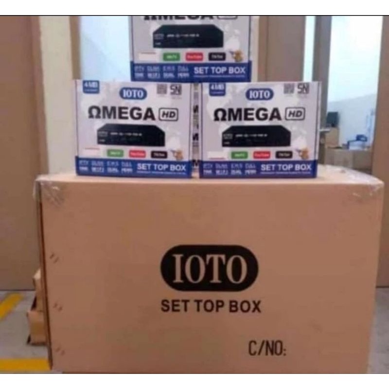 Set Top Box tv digital ioto omega
