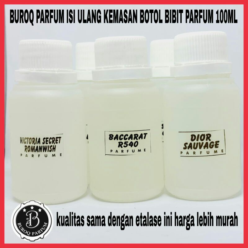 Parfum Refill Daun wanita pria wangi tahan lama