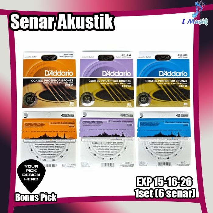 EXP ORIGINAL SENAR GITAR D ADDARIO AKUSTIK BRONZE-ACOUSTIC GUITAR STRINGS