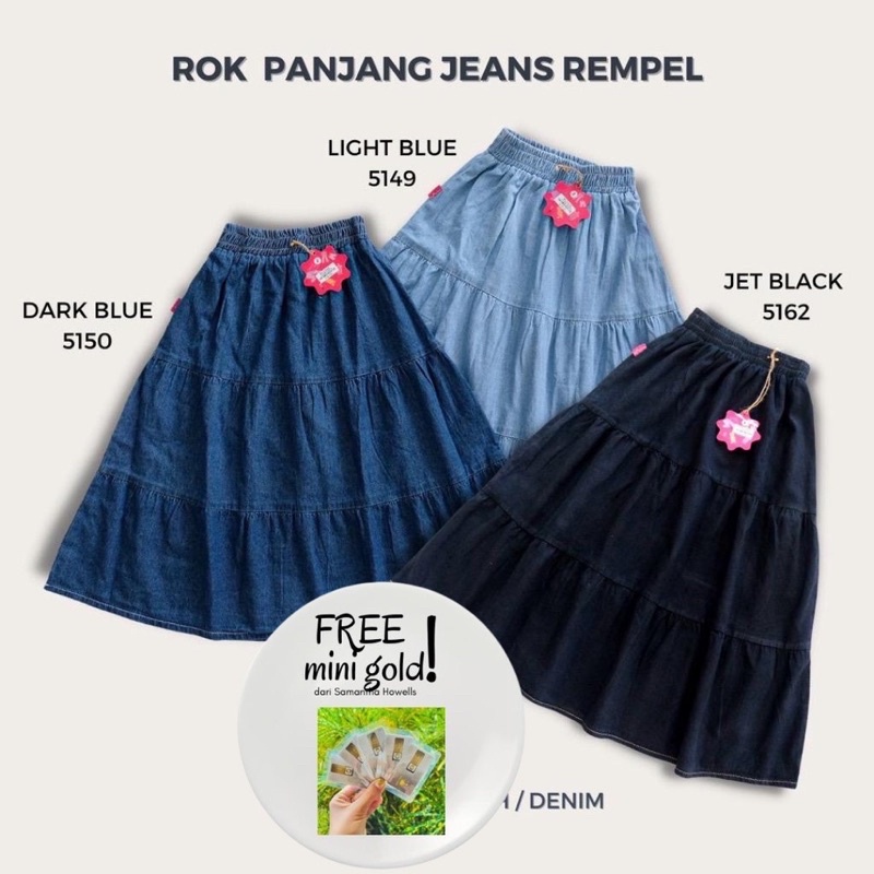 ROK JEANS ANAK PEREMPUAN CANDA