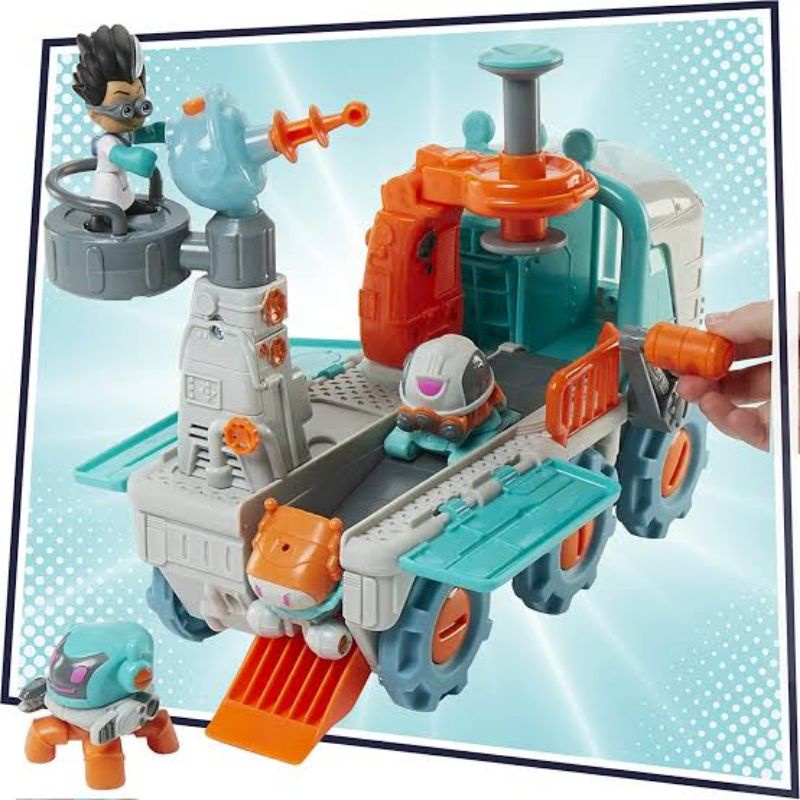 ori original hasbro pj masks romeo bot builder mask pre school toys toy mainan anak tk paud montessori hadiah kado ultah cowok cewek laki perempuan lab set gift present boy girl natal imlek edu edukasi hero id