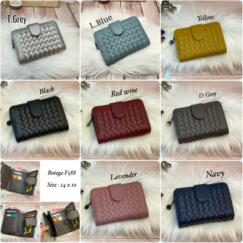 New Dompet F588 Lidah ANYAM IMPORT SEMPREM