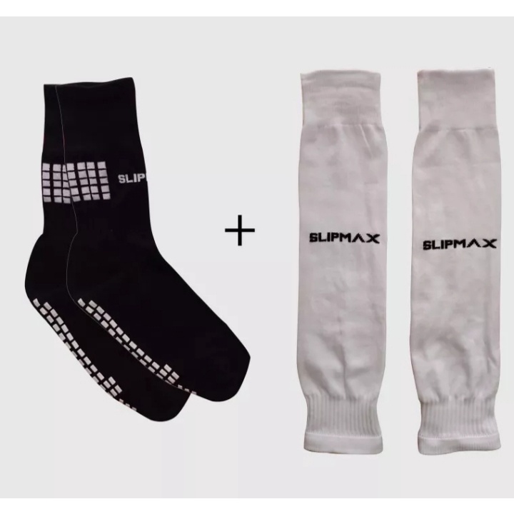 Paket Kaos Kaki Bola Futsal Anti-Slip Dan Kaos Kaki Sambung Slipmax - Paket Kaos Kaki Bola Futsal An