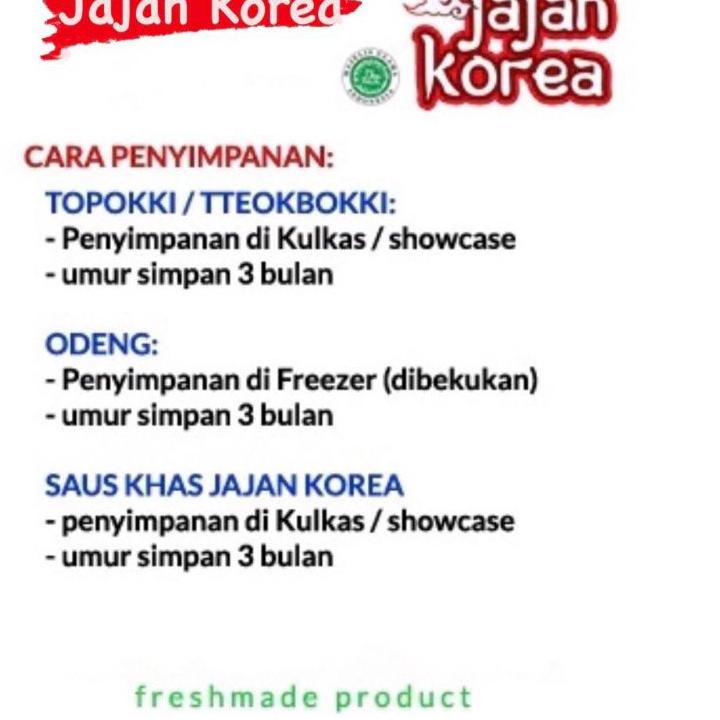 

1 kg Odeng (오뎅) / Eomuk / Fish Cake SERTIFIKAT HALAL JAJAN KOREA / JAJANAN KOREA