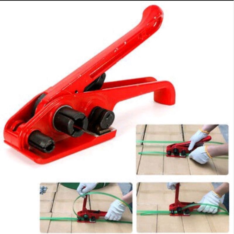 Poly strapping tensioner &amp; cutter manual banding tool